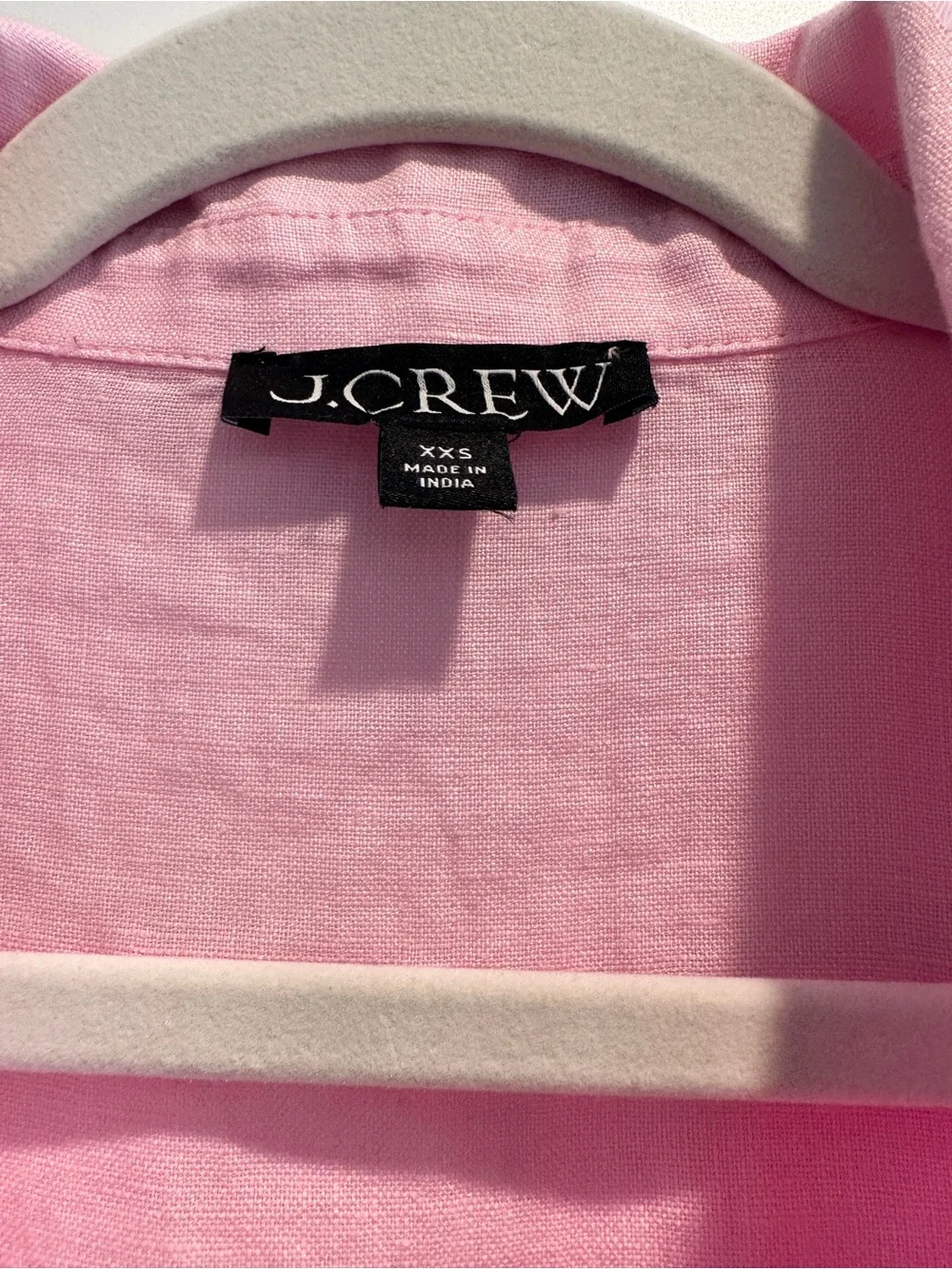 J. Crew Light Pink Linen Tunic Dress - Picture 3 of 4